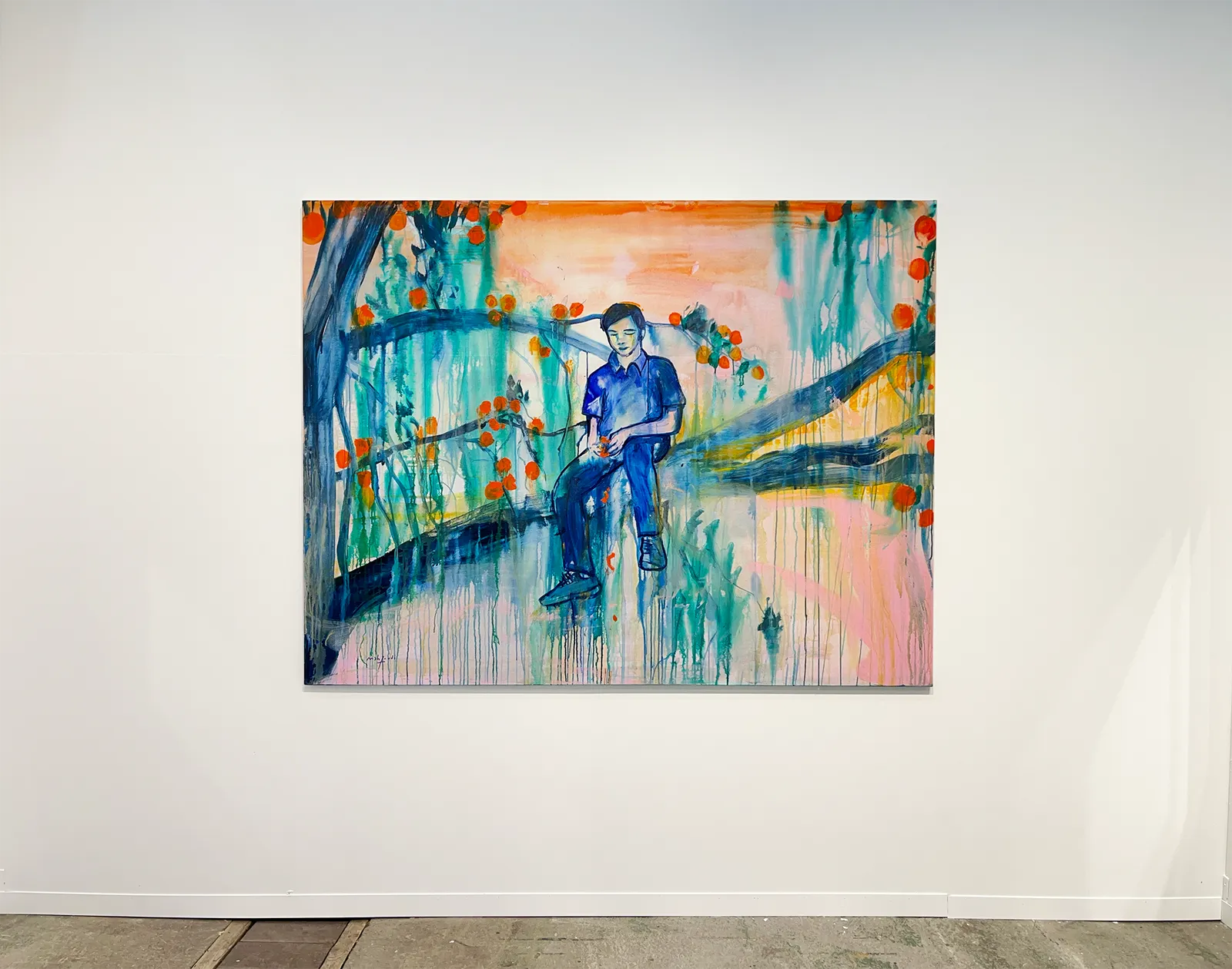 Omar Mahfoudi, l'oranger. Art Brussels 2024. AFIKARIS