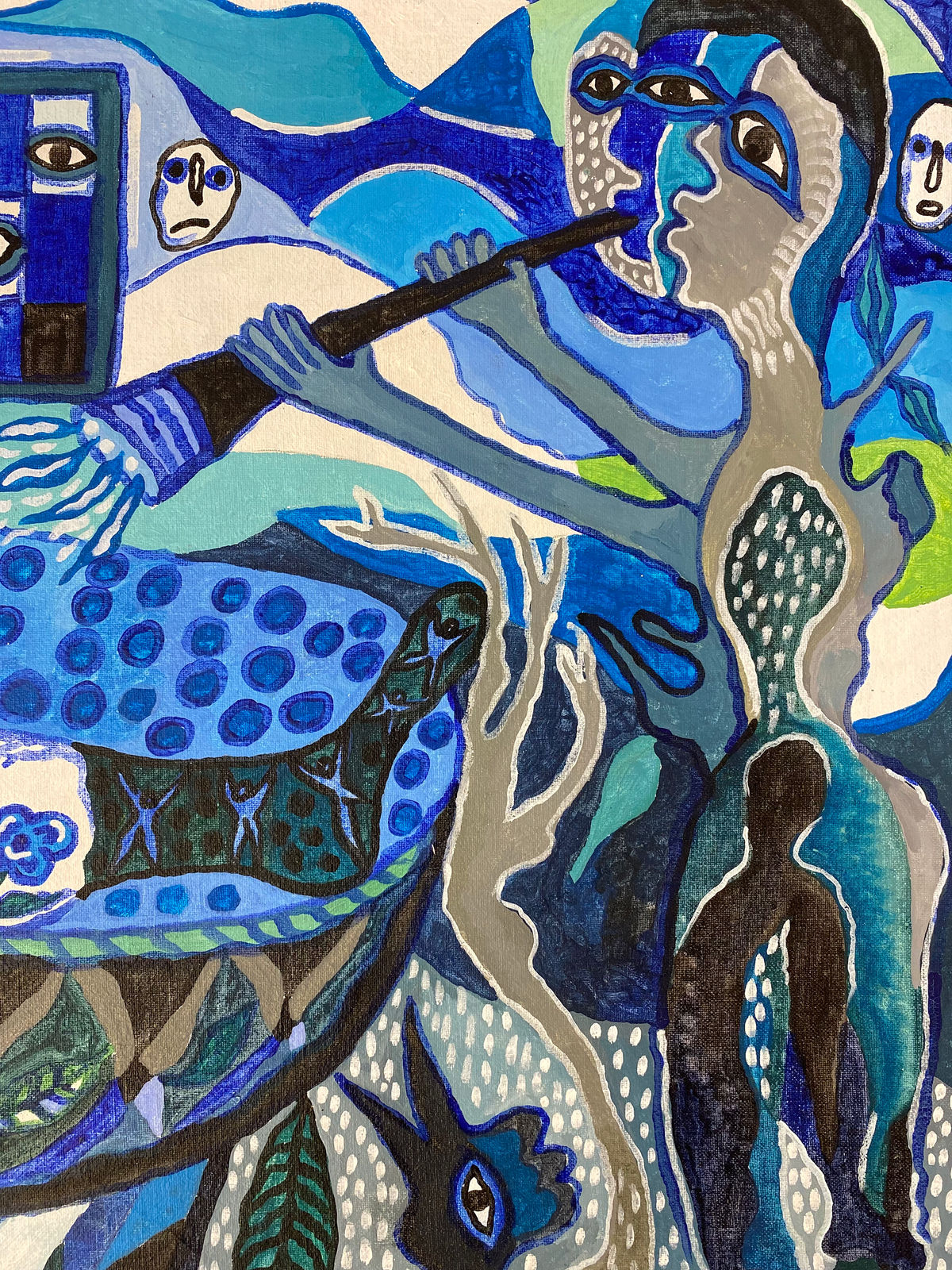 Hervé Yamguen, Prendre soin, 2023