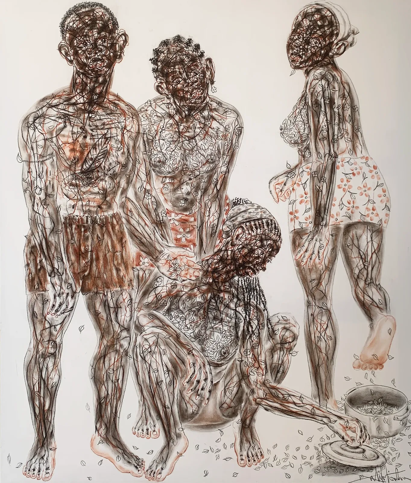 Salifou Lindou, Sans titre, 2019