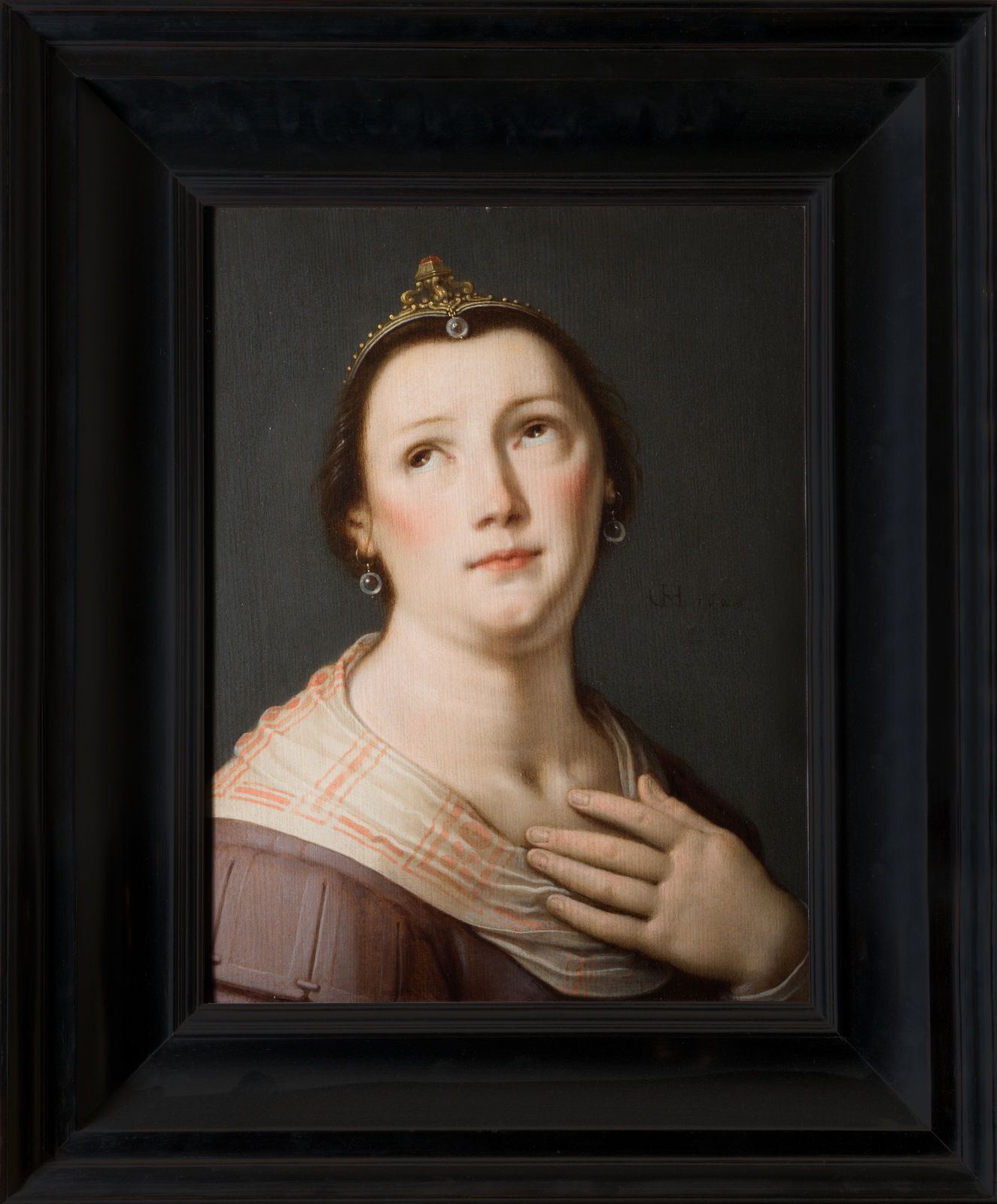 Cornelius Van Haarlem Head of a woman 1629