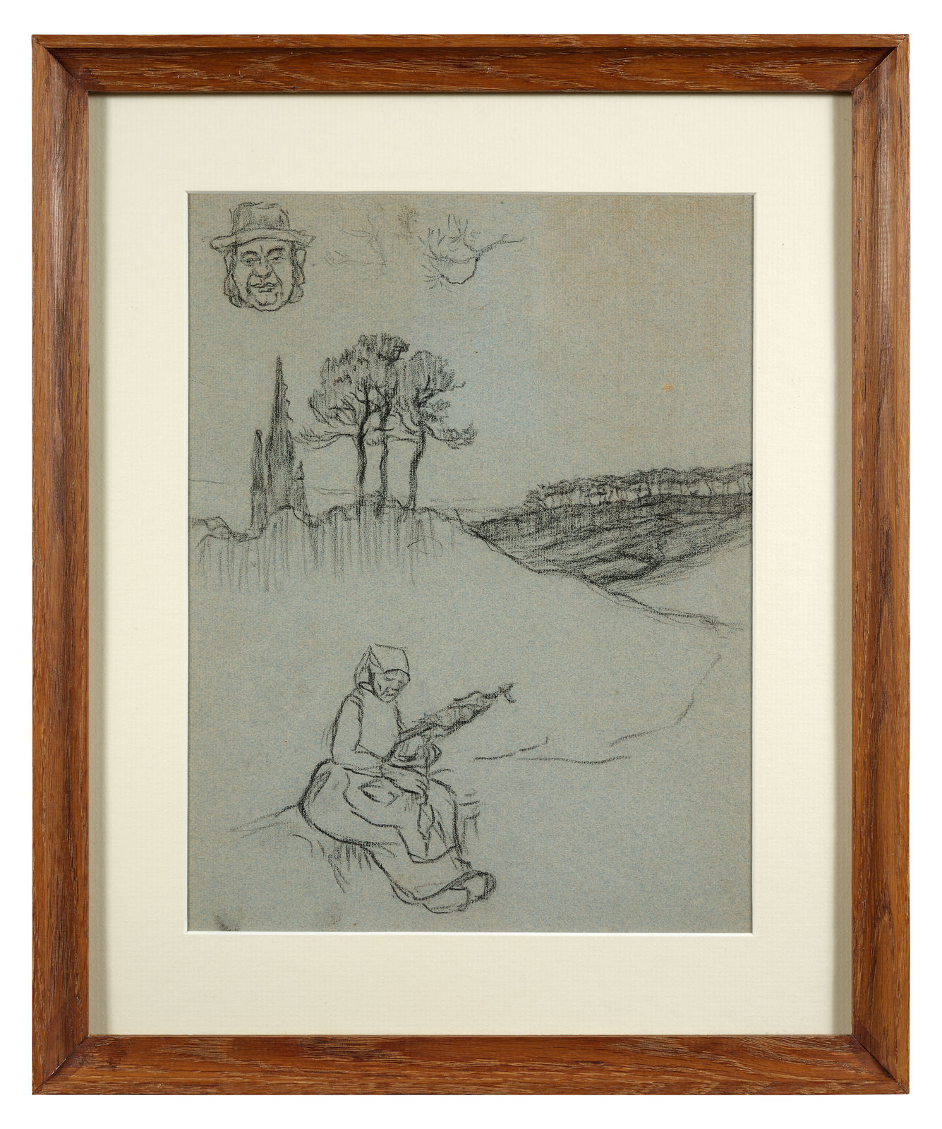 Georges Lacombe, Woman Sitting in a Landscape