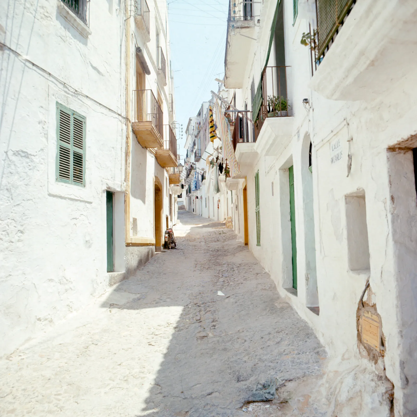 Walter Rudolph, Whitewash Streets, Dalt Vila, Ibiza, Spain, 1976