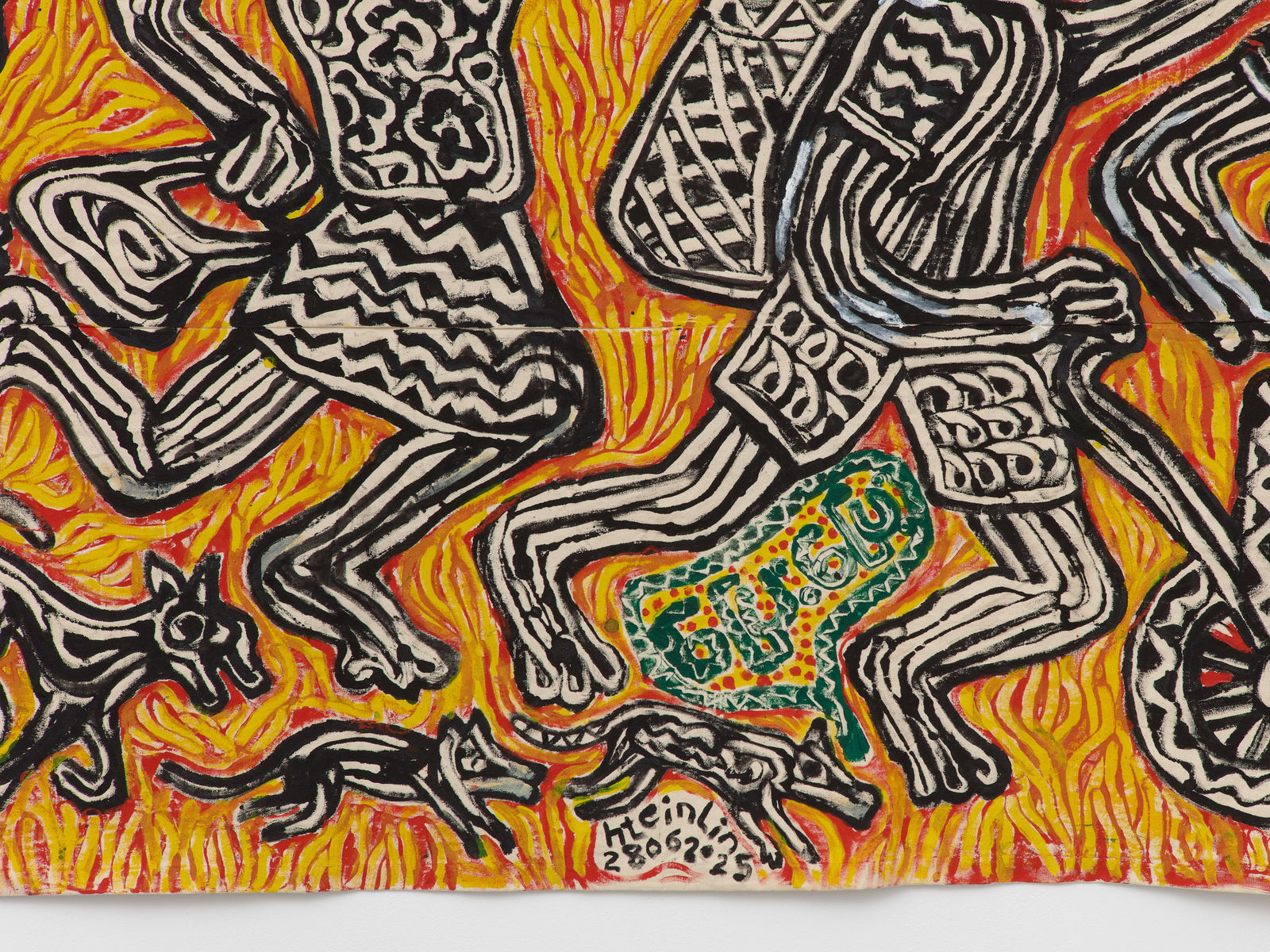 Htein Lin, Fiery Hell (Barn Burning), 2025