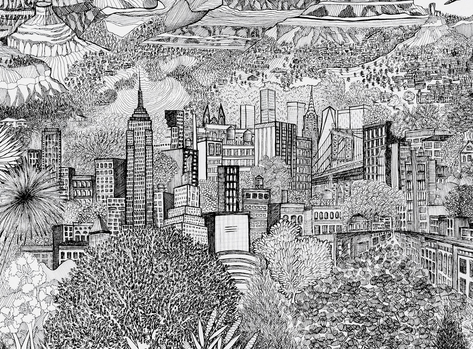 Bénédicte Gimonnet, Peregrinations V, 2024