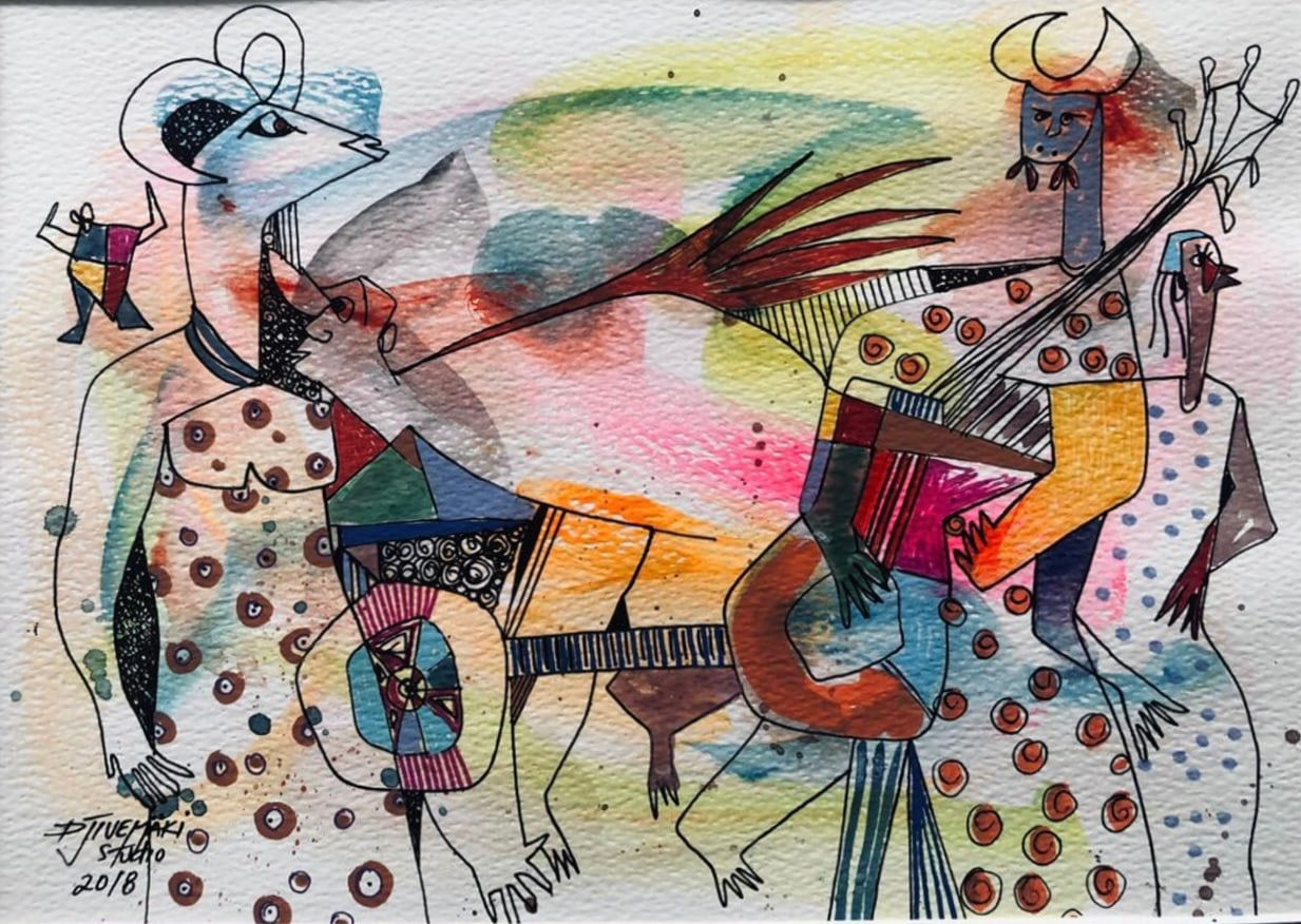 Samuel Djive, My serenade, 2018