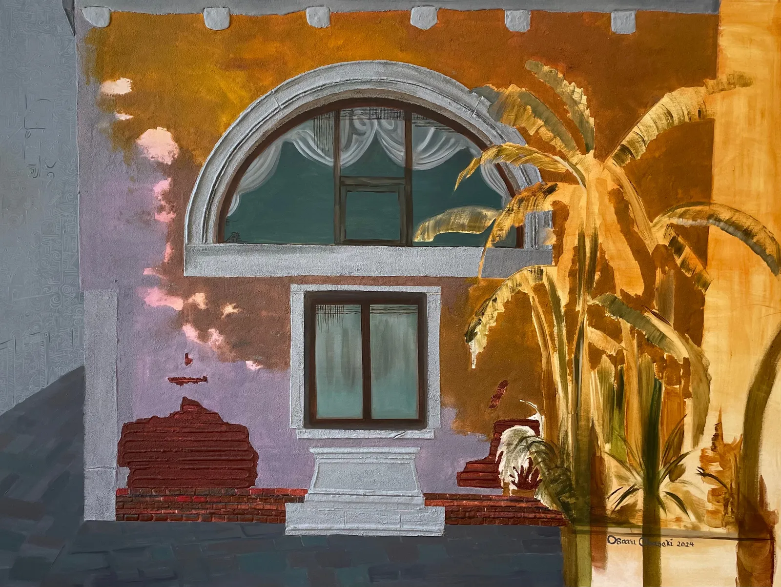 Osaru Obaseki, Where Things Fall, 2024