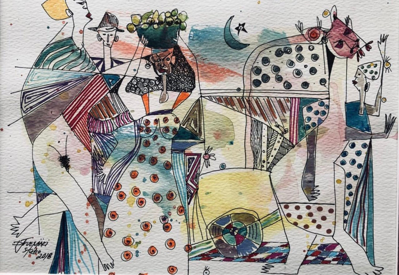 Samuel Djive, Struggling to survive, 2018