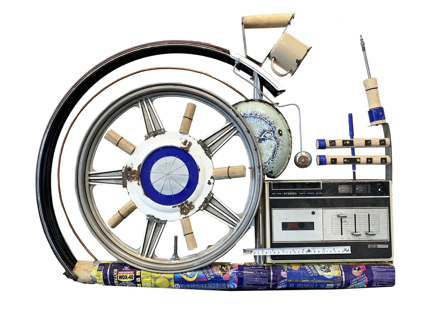 Cyrus Kabiru, The blues, 2022