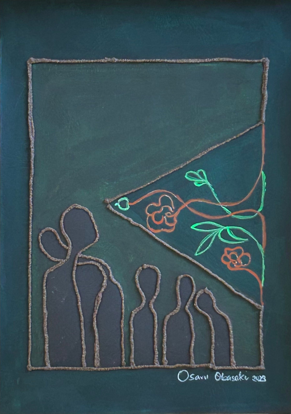 Osaru Obaseki, Sprouts on the Outside, 2023