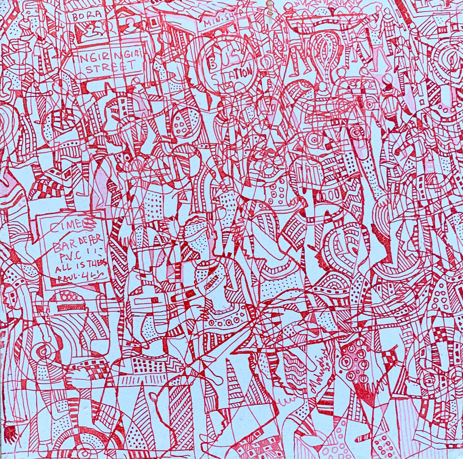 Houston Maludi, African Street, 2024