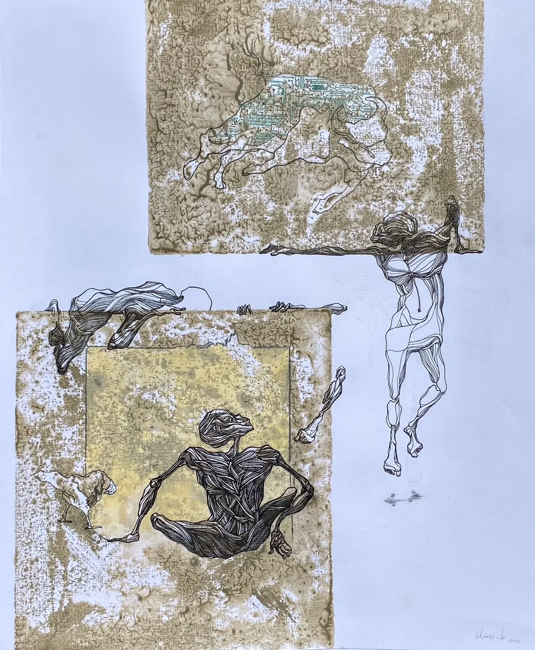 Maina Boniface, The Digital Wallstreet II, 2022