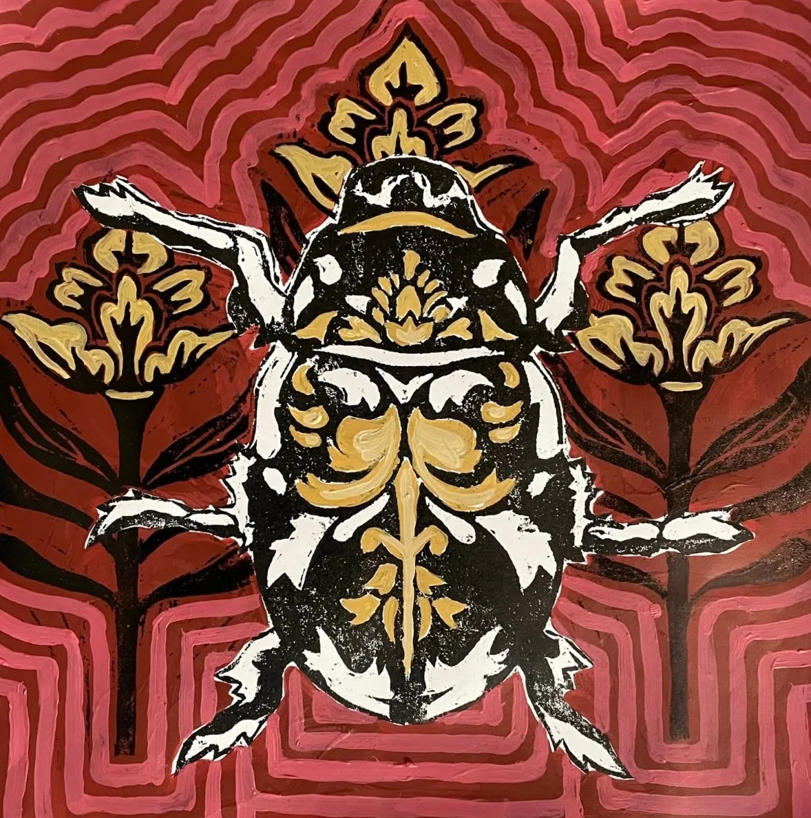 Tibeb Sirak, Scarab Pattern, 2024