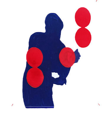 Kadara Enyeasi, Traces 02 Hexaptych 6, 2018