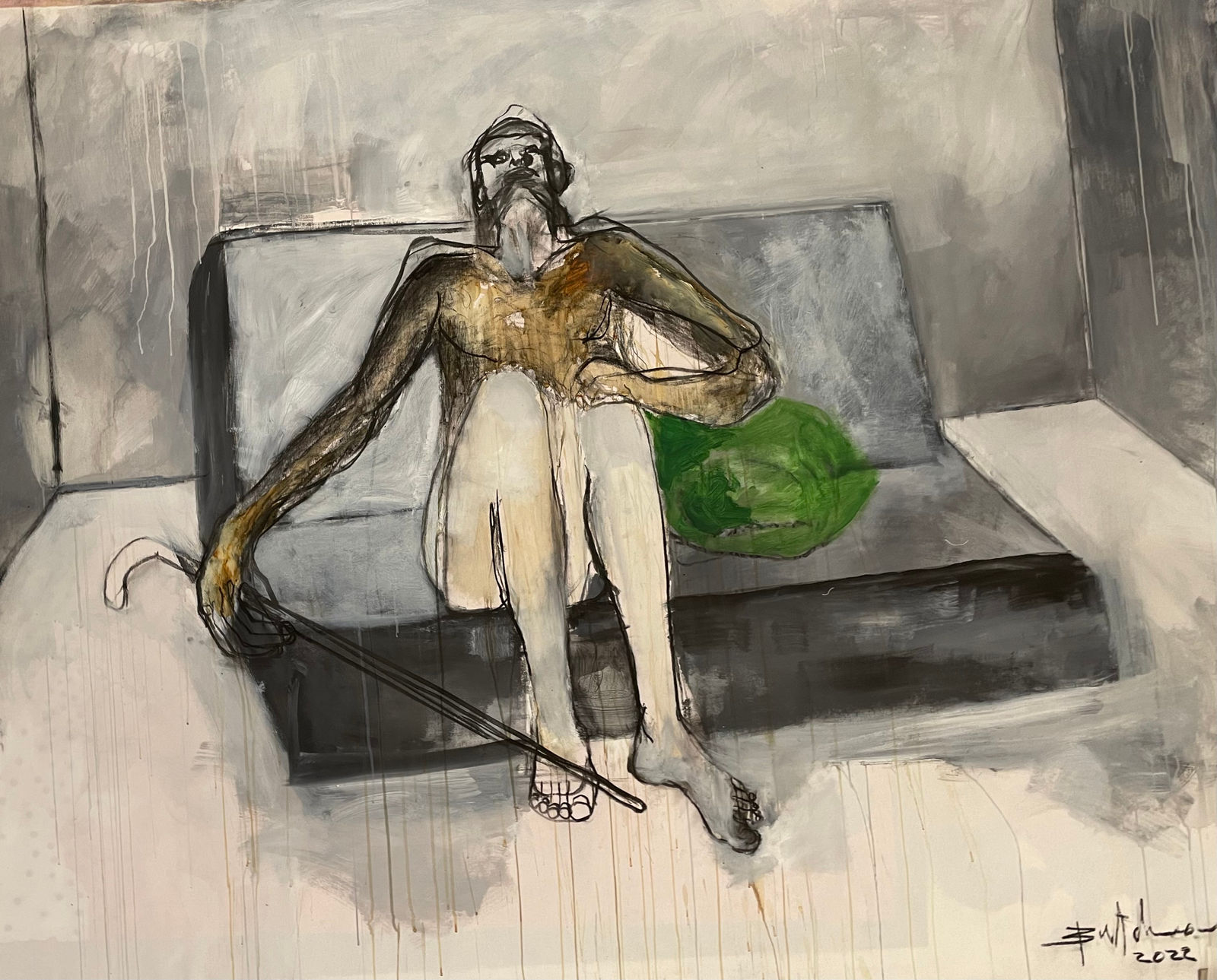 Butcheca, Walking Stick II, 2022