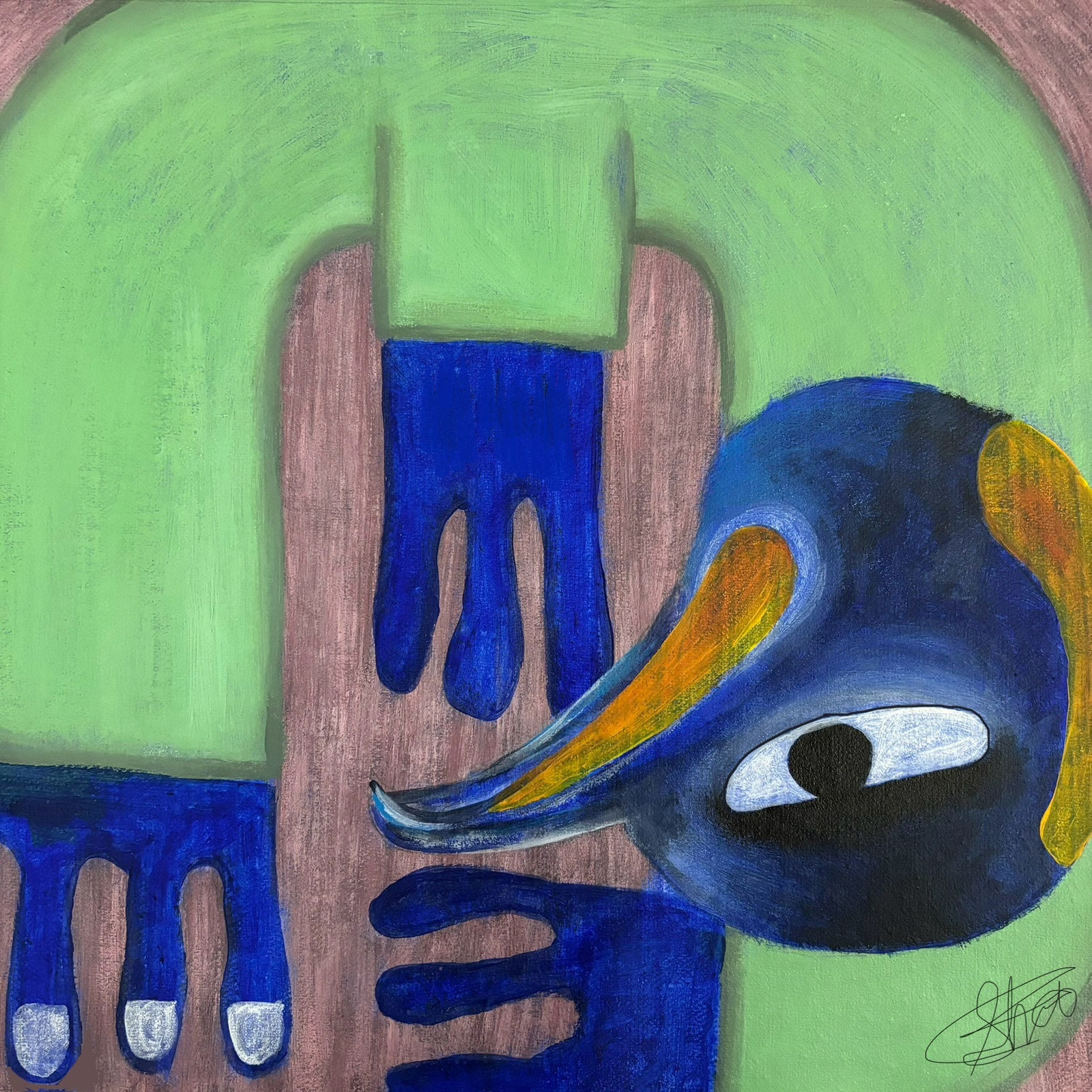 Sharon Kerubo Gekonge, Between a Rock and a Hard Place, 2024