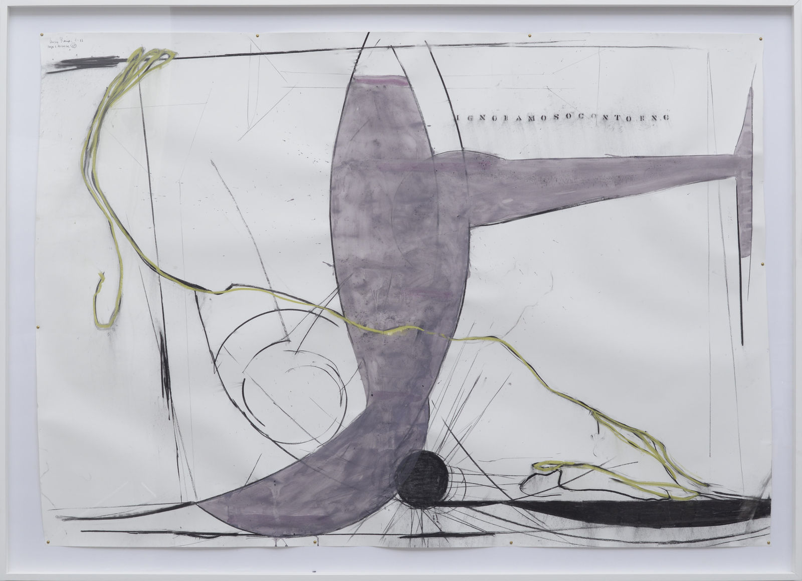 Nuno Ramos, Anjo e Boneco - Ignoramos o contorno, 2013