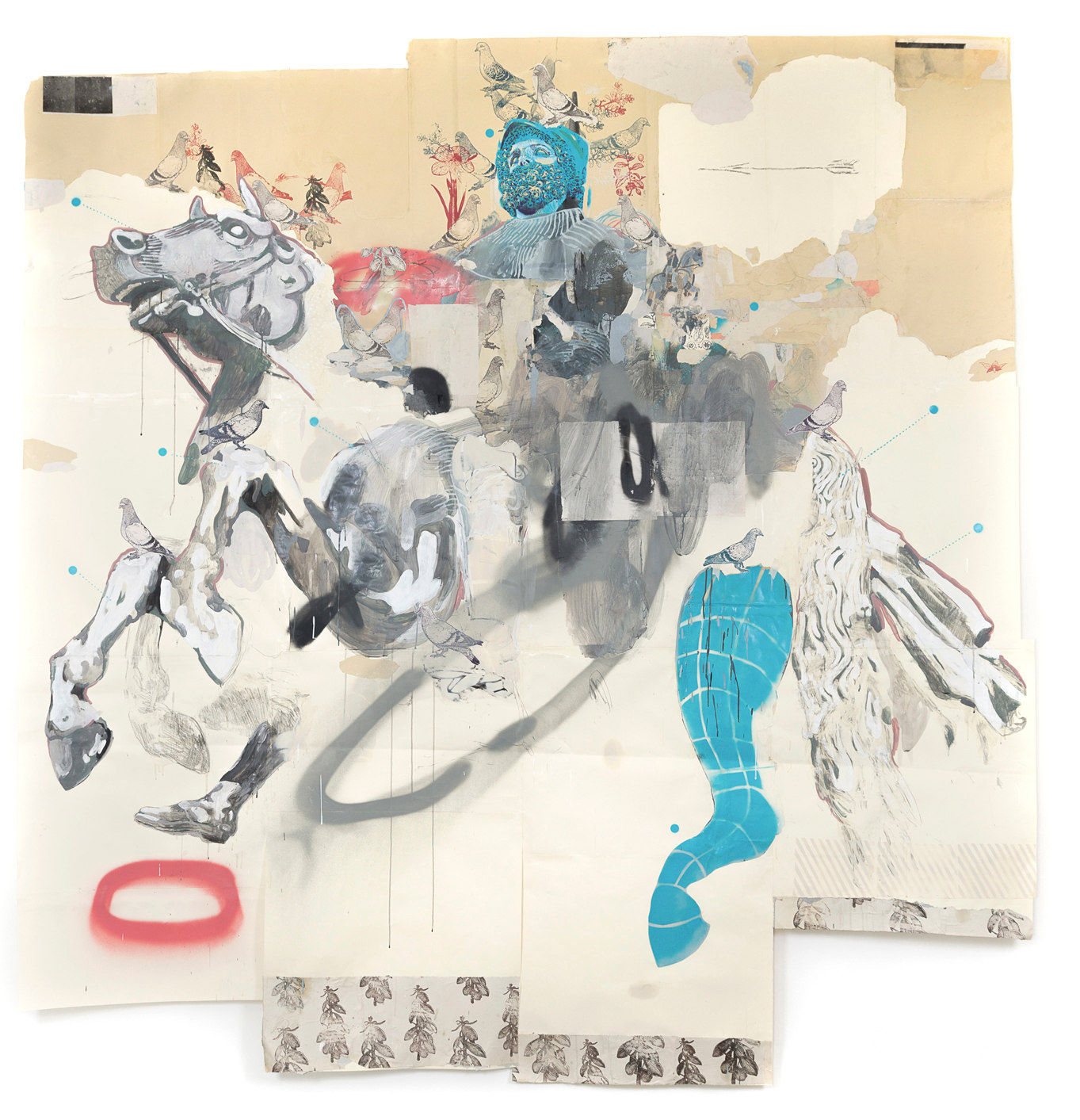 Daniel Bilac, Monumento ruína n.08, O cavalo, 2014