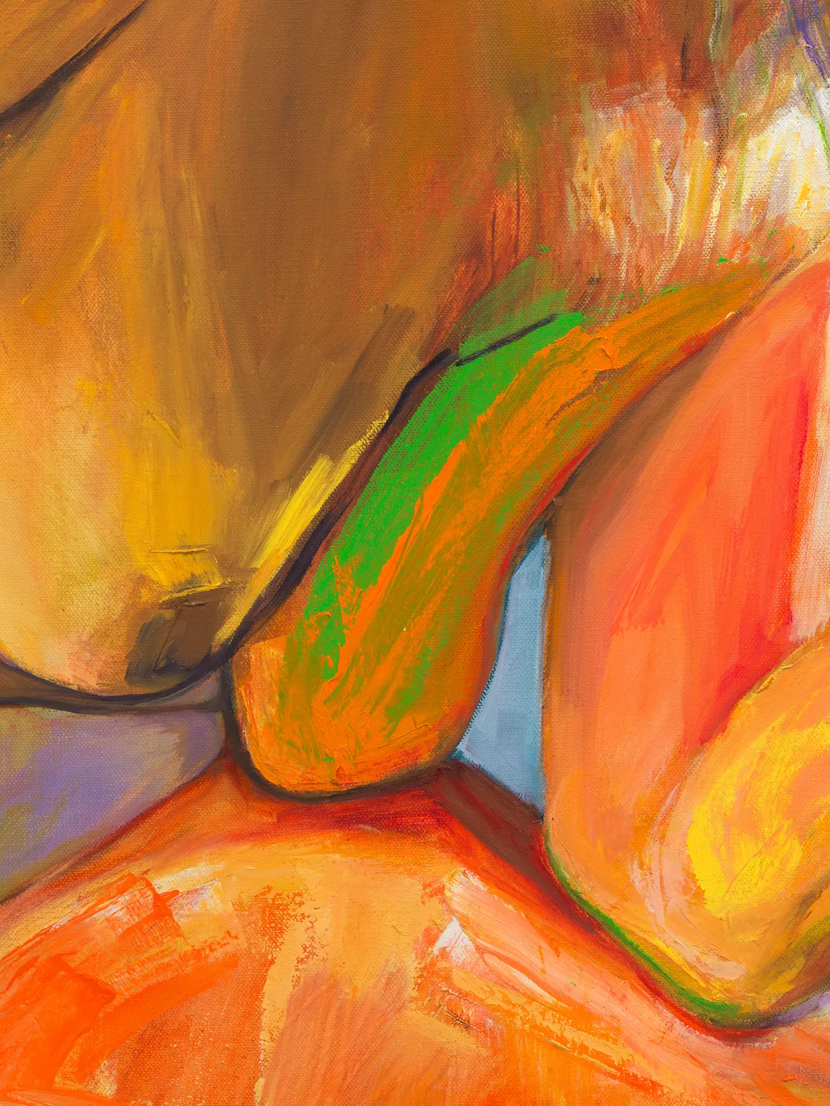 Joan Semmel, Double Breasted, 2020