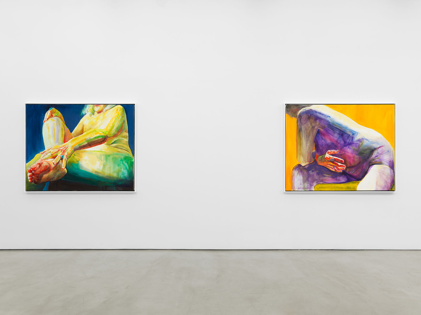 Joan Semmel, Touching Toes, 2019