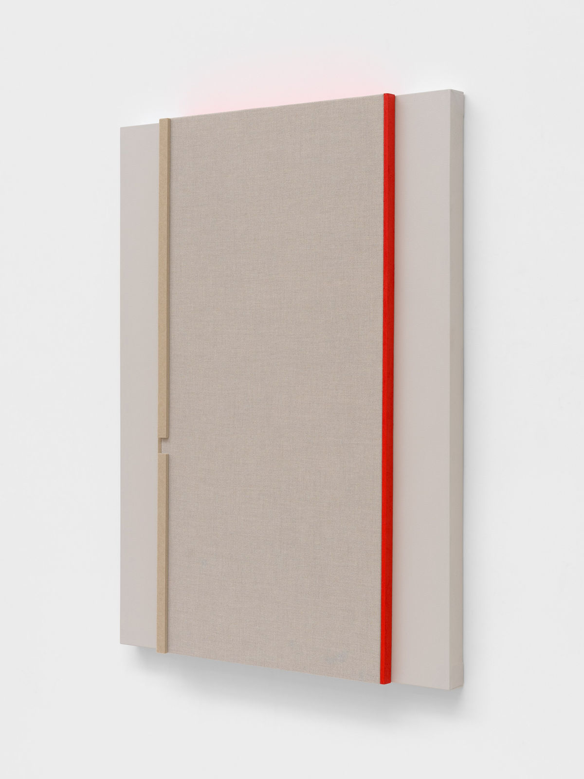 Jennie C. Jones, Line Break, Red Edge, 2025