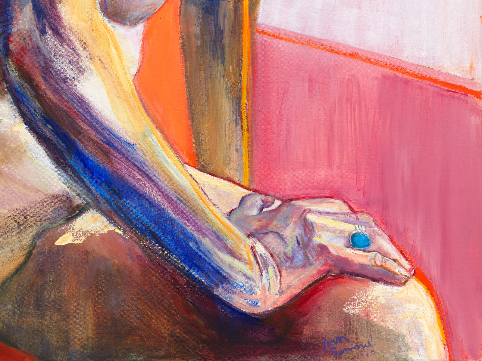 Joan Semmel, Waiting, 2020