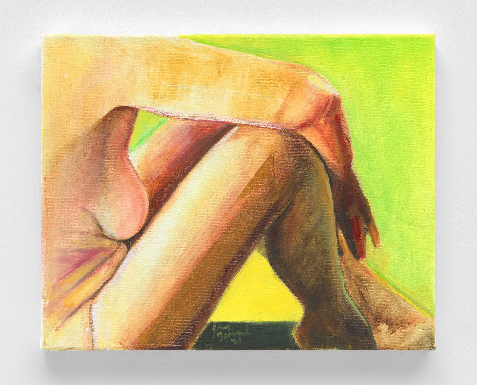 Joan Semmel, Triangles, 2021