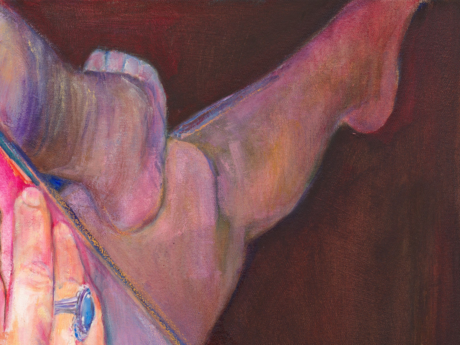 Joan Semmel, Leg Up, 2020