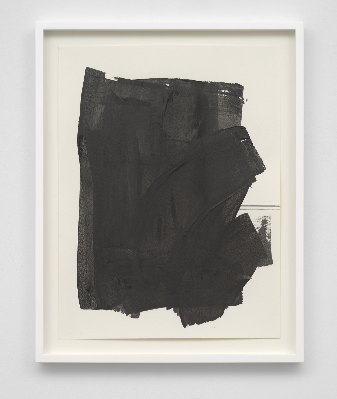 Jennie C. Jones, Graphite Movement #1, 2021