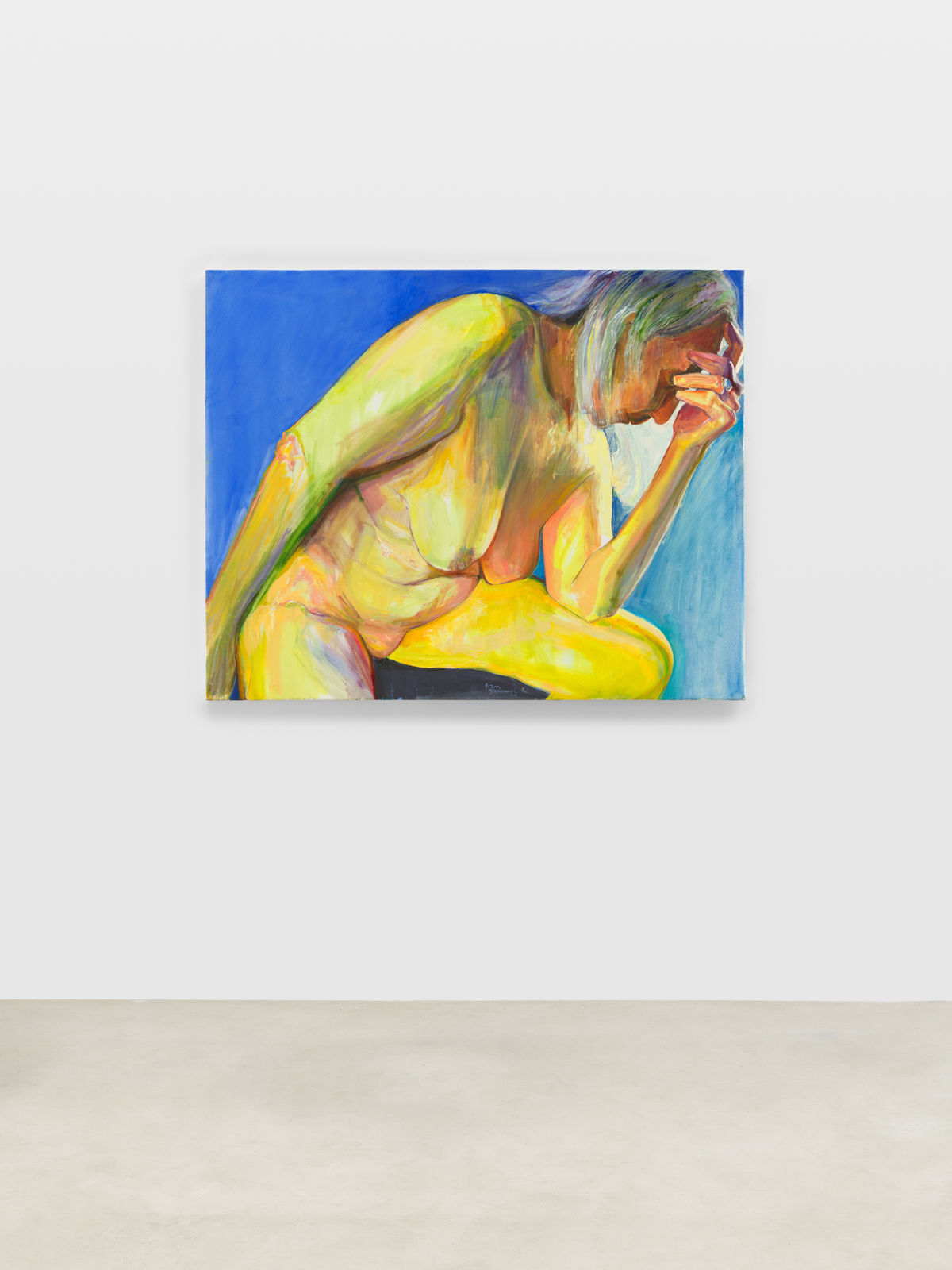 Joan Semmel, White Hair, 2020