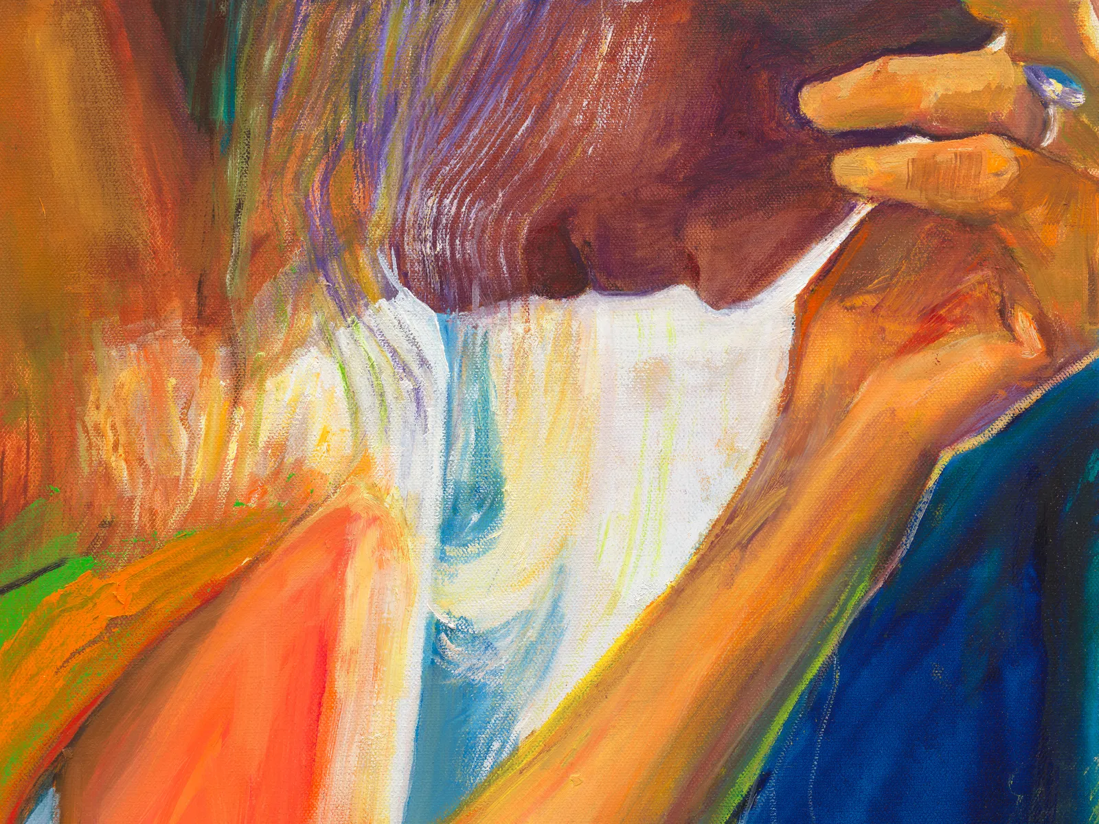 Joan Semmel, Double Breasted, 2020