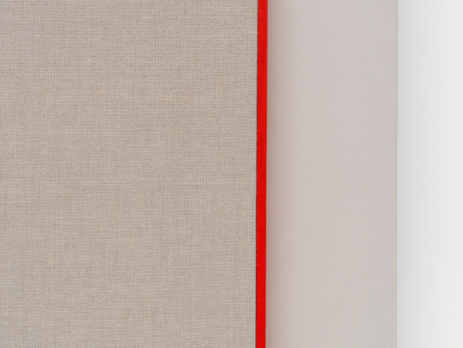 Jennie C. Jones, Line Break, Red Edge, 2025