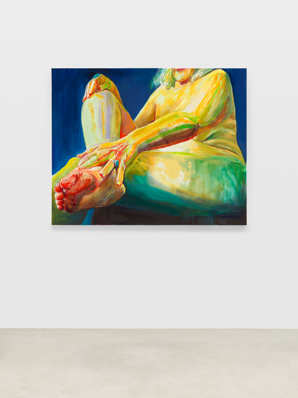 Joan Semmel, Touching Toes, 2019