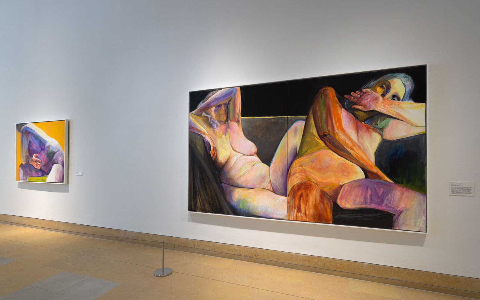 Joan Semmel, Couch Diptych, 2019