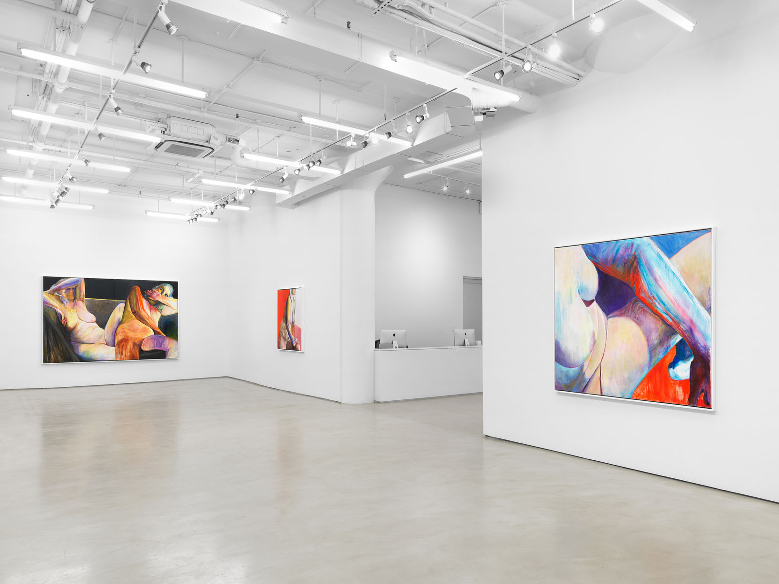 Joan Semmel, Couch Diptych, 2019