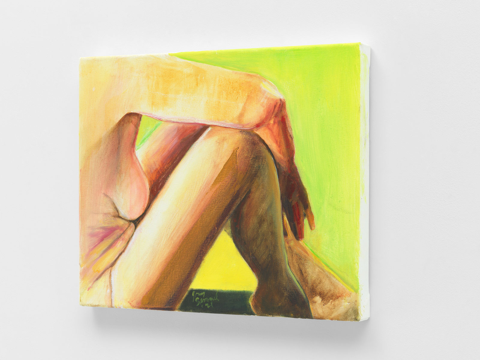 Joan Semmel, Triangles, 2021