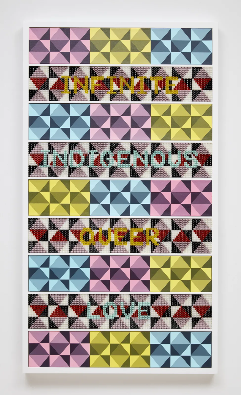Jeffrey Gibson, INFINITE INDIGENOUS QUEER LOVE, 2020