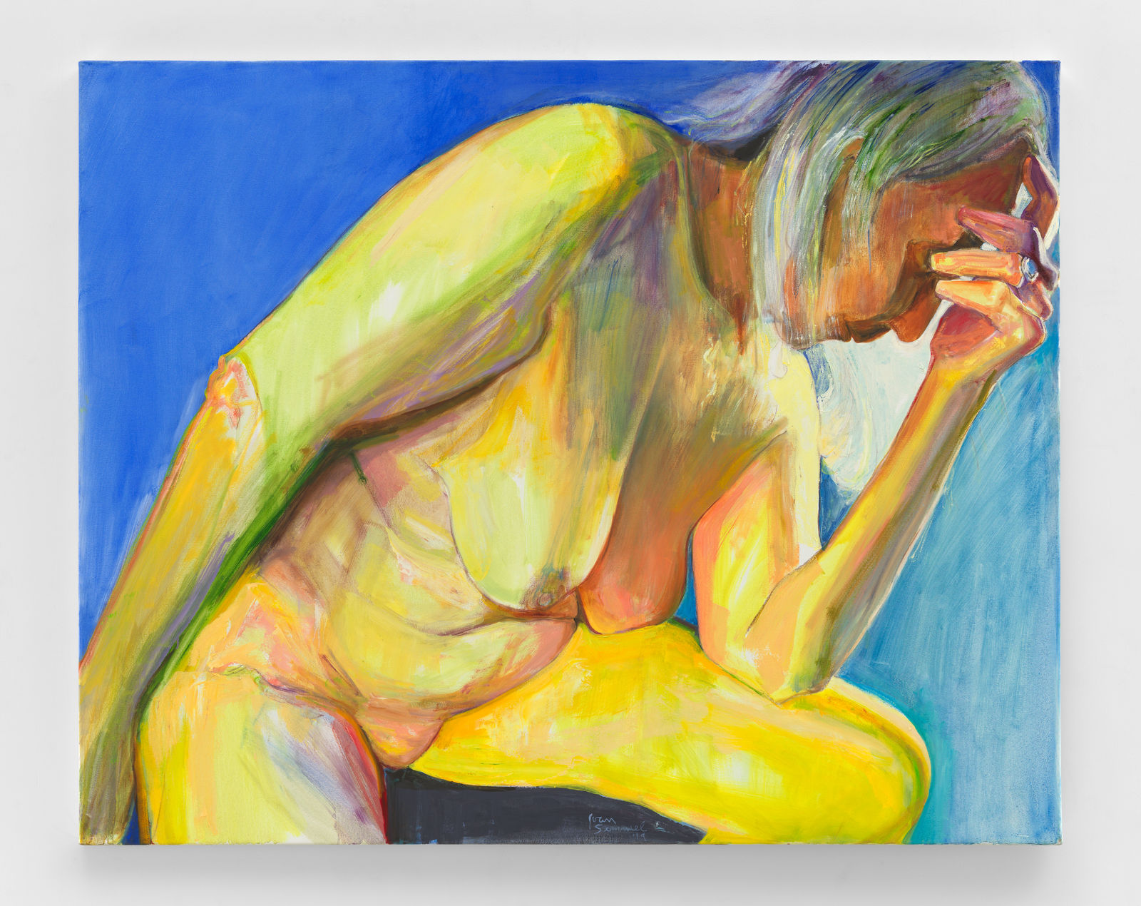 Joan Semmel, White Hair, 2020