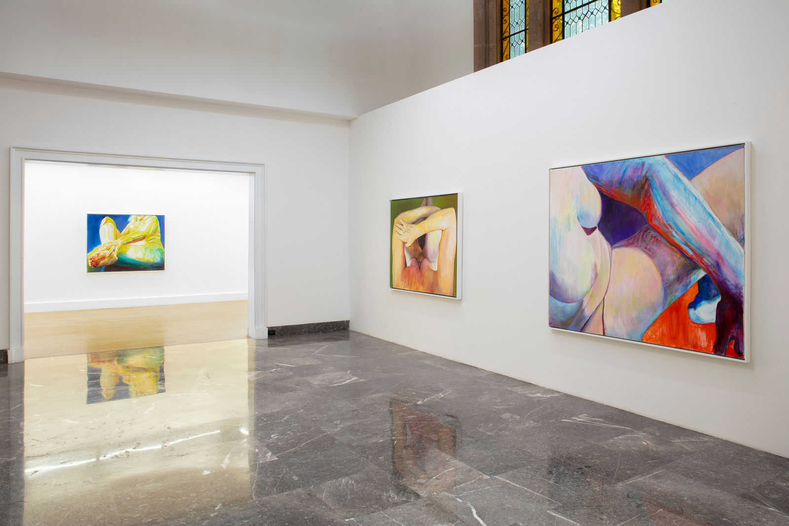 Joan Semmel, Red Floor, 2020