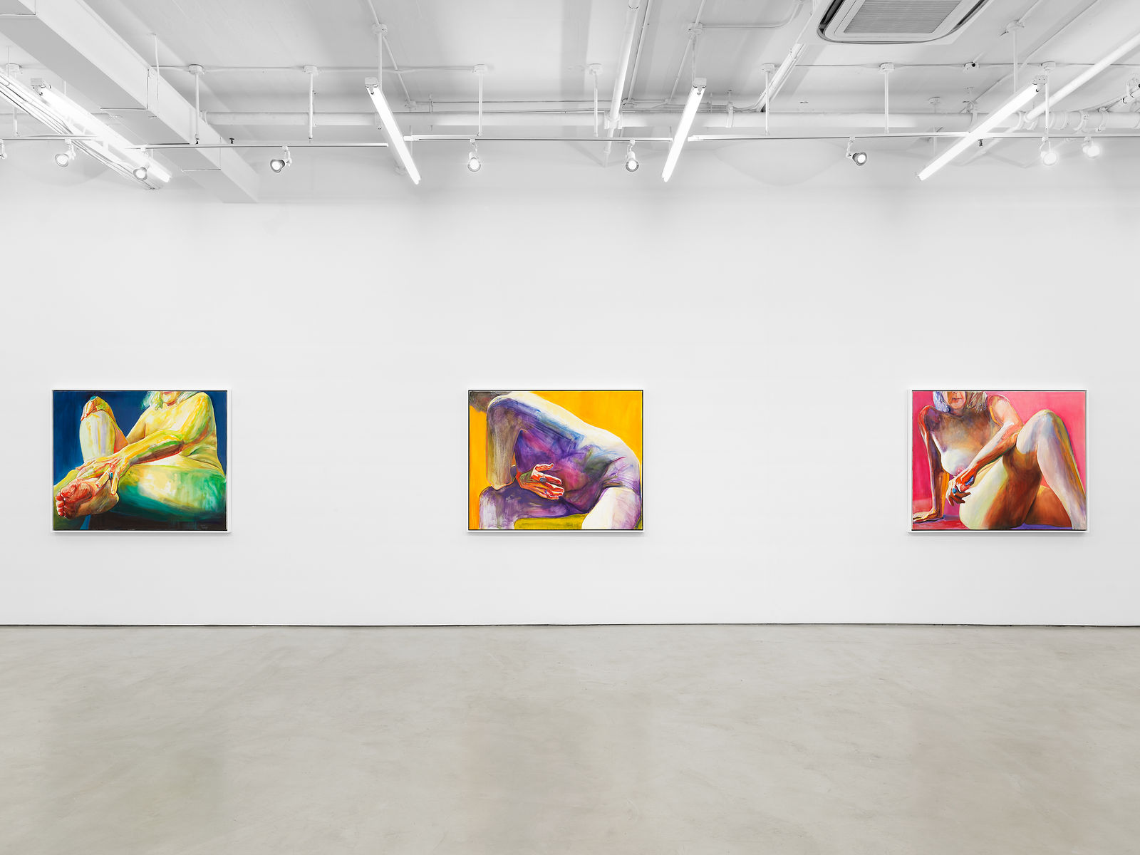 Joan Semmel, Pink Lean, 2019