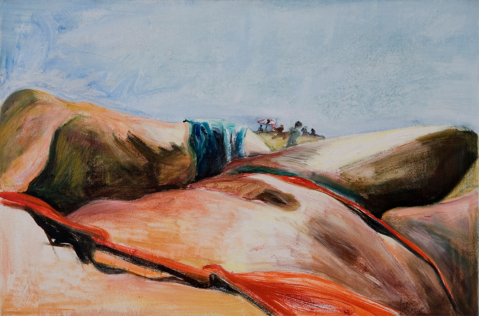 Joan Semmel, Double Torso, 1987