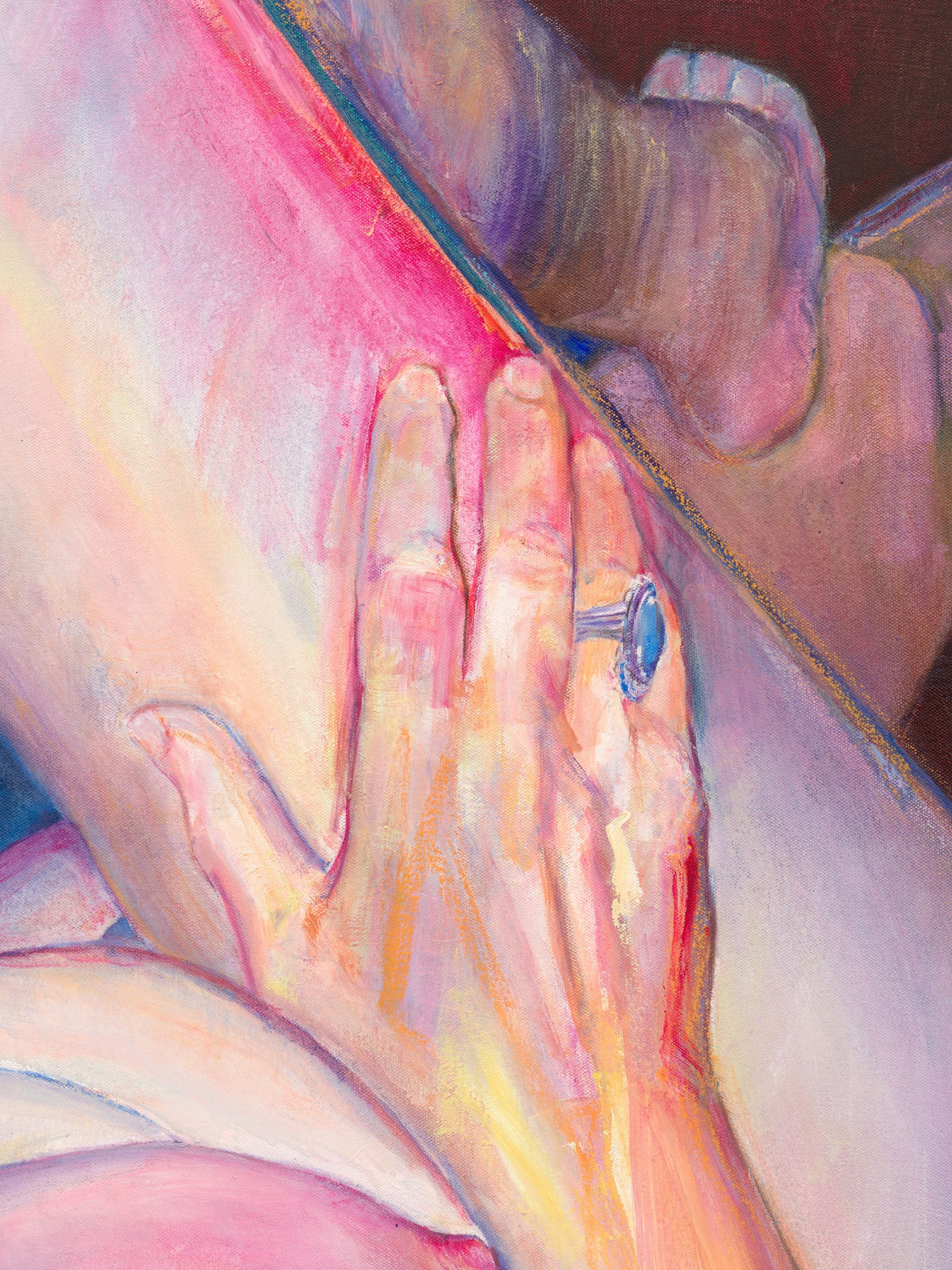 Joan Semmel, Leg Up, 2020