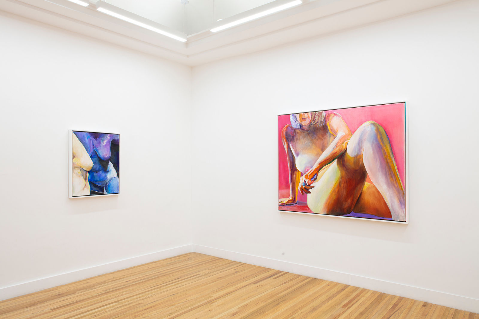 Joan Semmel, Pink Lean, 2019