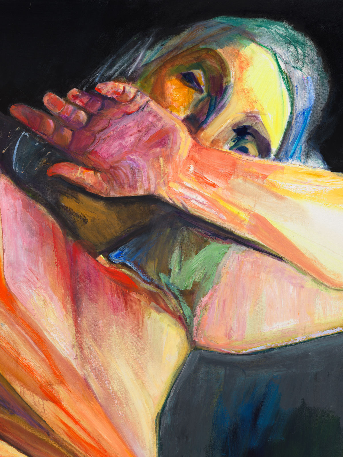 Joan Semmel, Couch Diptych, 2019