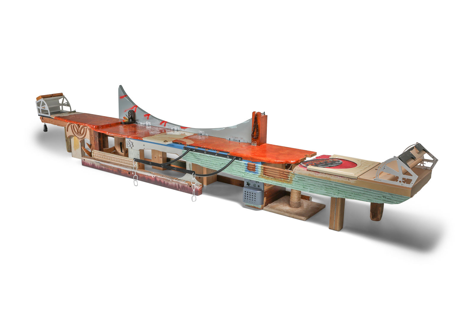 Natacha Mankowski & Alexis Bondoux, Ob-look from mud bank, 2020