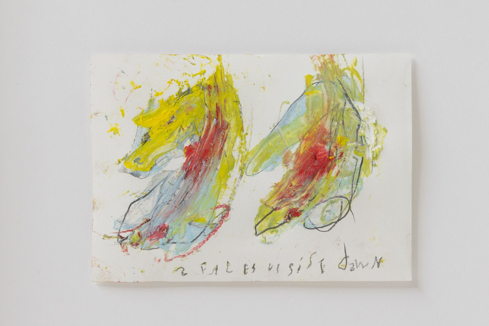 Marria Pratts, 2 Faces Red Nose Up Side Down, 2023