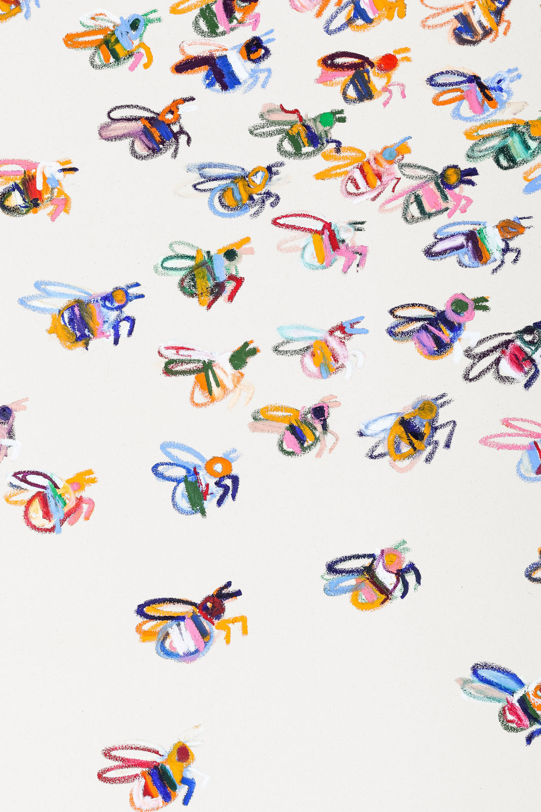 B.D. Graft, Bee Diptych, 2022