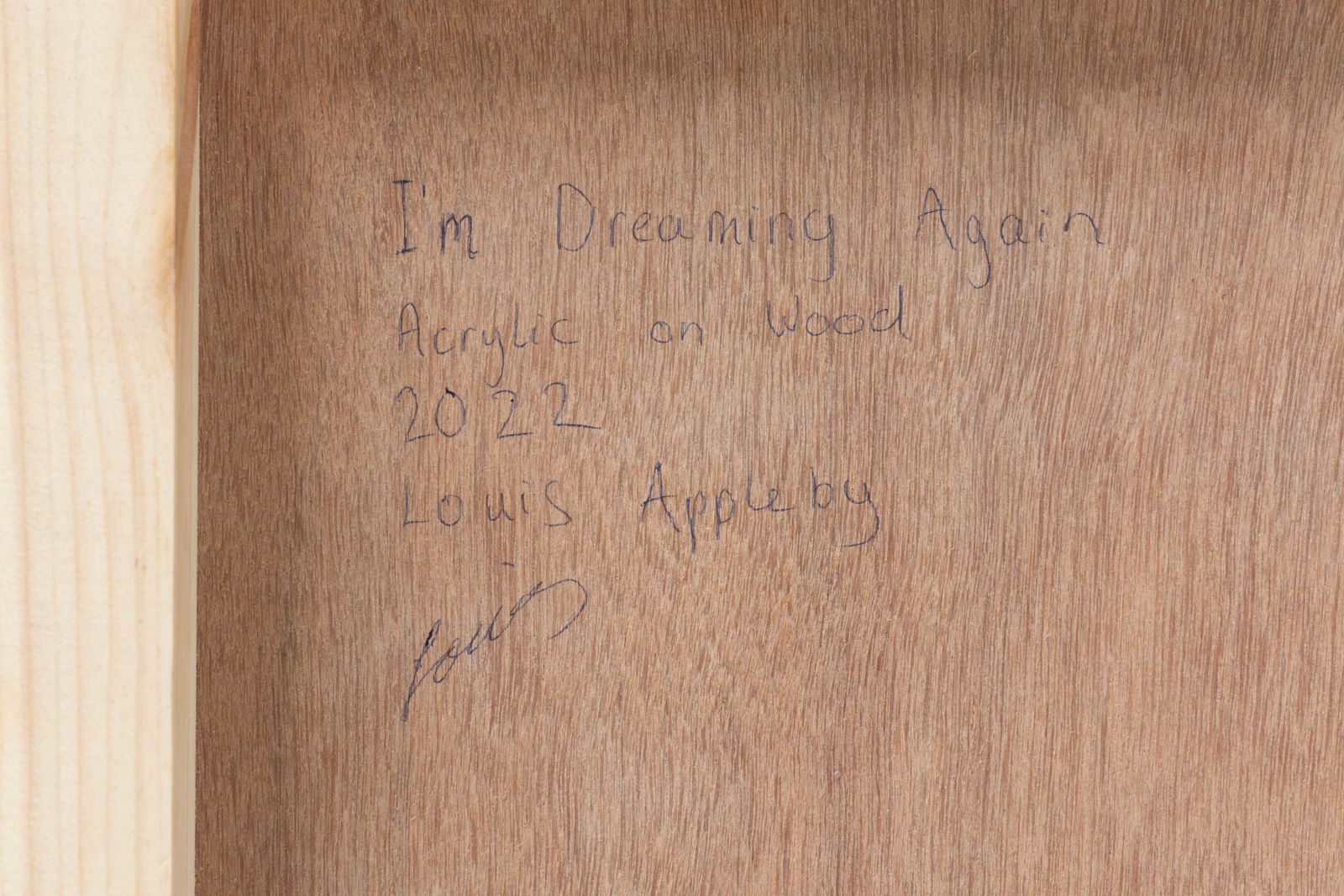 Louis Appleby, I'm dreaming again, 2022