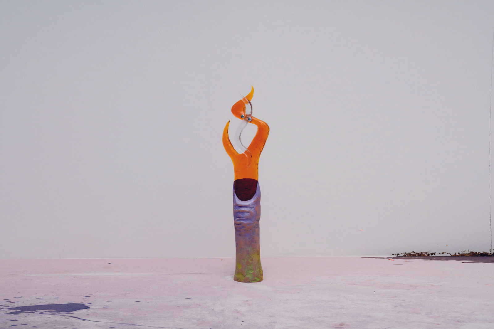 Stef Van Looveren, Nail - orange flame, 2019