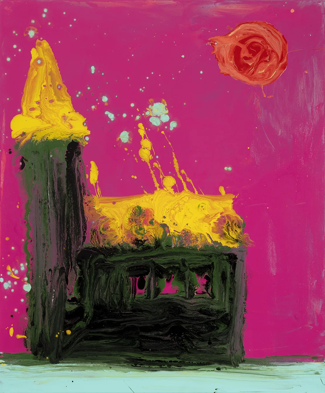 Frederik Næblerød, After Eight (burning church), 2025