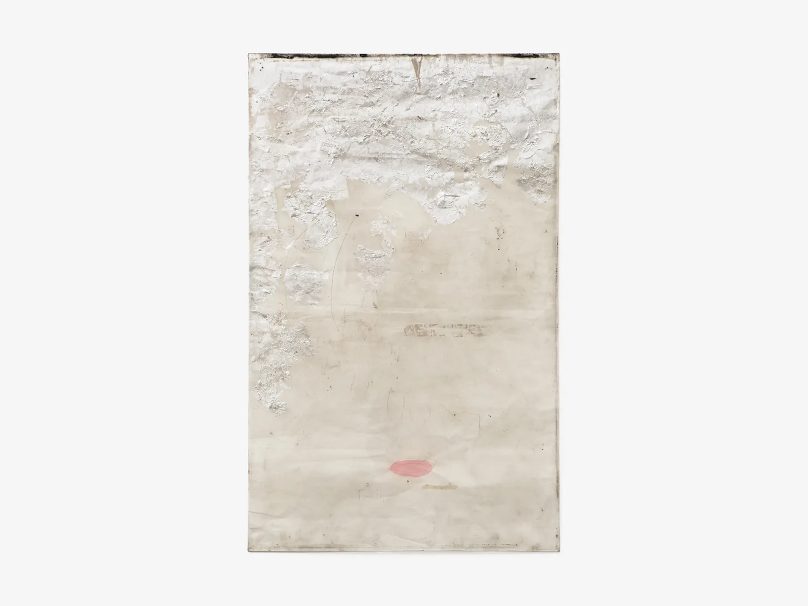 Ian Kiaer, Endnote Tooth, Silver, Pink, 2018